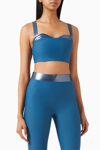 x Mona Kattan Lina Sports Bra