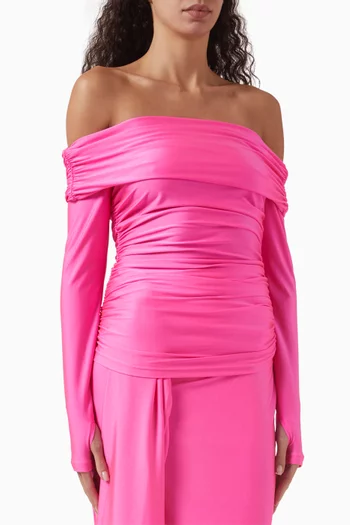 Power Trip Off-shoulder Top