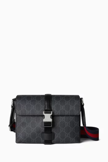Super Mini GG Messenger Bag in Coated-canvas