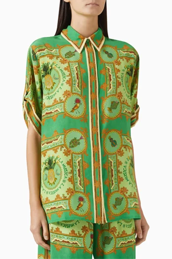 La Musica Shirt in Silk