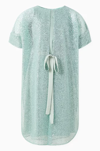 قفطان مزين بتطريزات