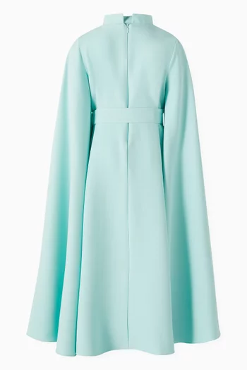 Cape Maxi Dress