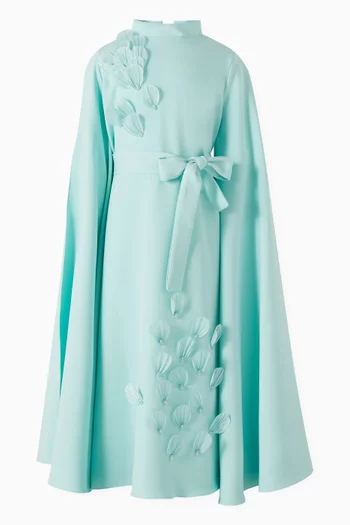Cape Maxi Dress