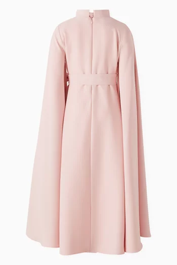 Cape Maxi Dress