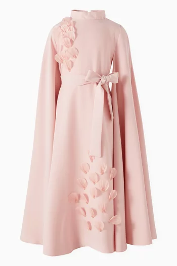 Cape Maxi Dress