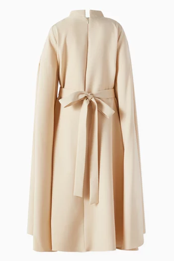 Cape Maxi Dress