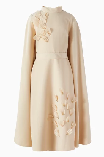 Cape Maxi Dress