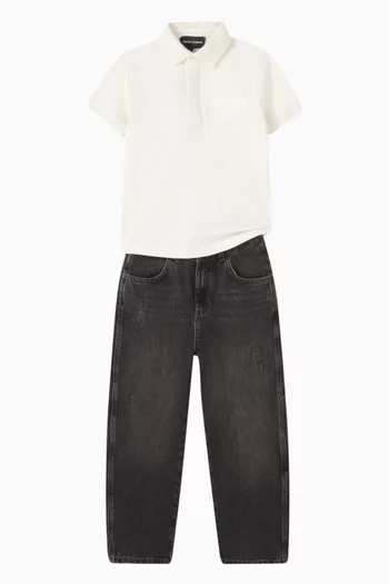 5-pocket Barrel-leg Jeans