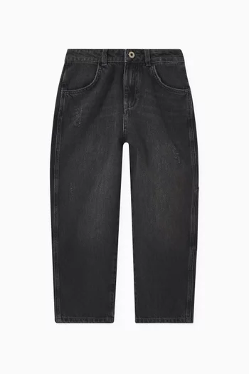5-pocket Barrel-leg Jeans