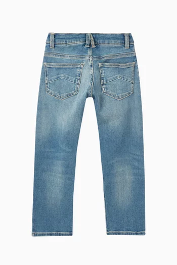 Elasticated Logo Jeans