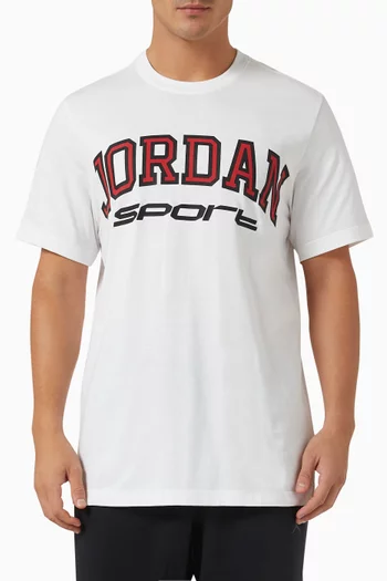 Sport Arch Logo T-shirt in Cotton