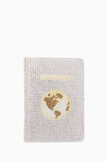 Traveler Embellished Passport Cover