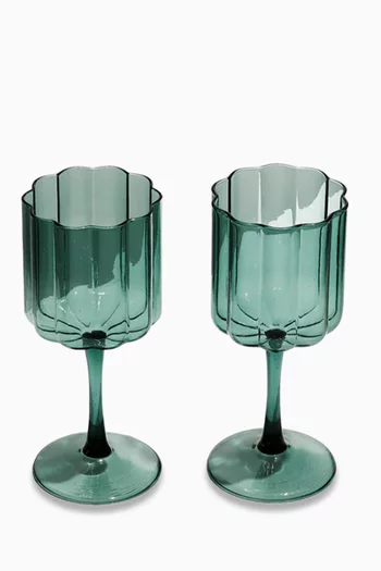 Wave Glass, Set of 2