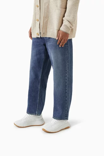 Hi-Fi Low-top Sneakers in Leather