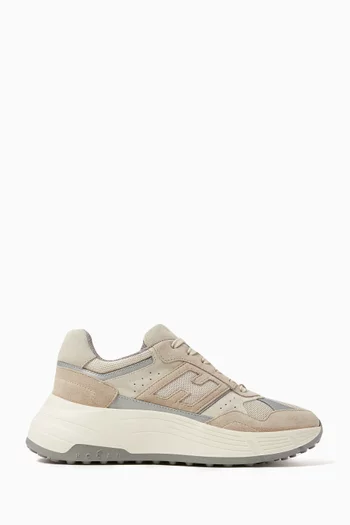 Hi-Fi Sneakers in Suede & Technical Fabric
