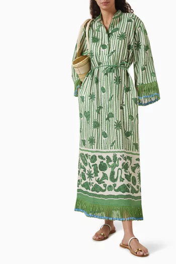 Lula Midi Dress in Linen
