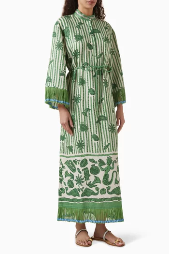 Lula Midi Dress in Linen