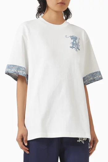 Casa Embroidered T-shirt in Organic Cotton