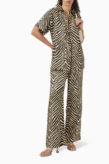 Sana Wide-leg Pants in Silk