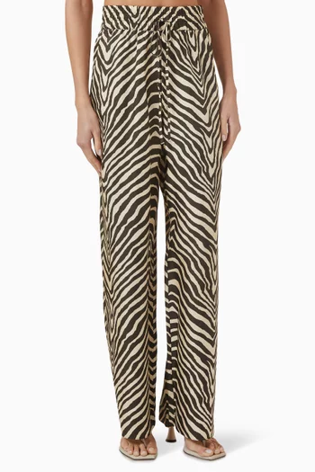 Sana Wide-leg Pants in Silk