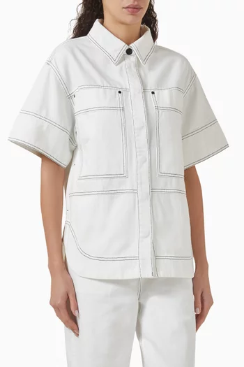 Hana Shirt in Cotton Denim