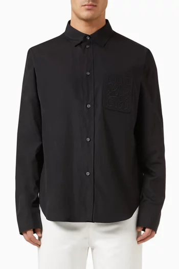 Logo Pocket Shirt in Cotton