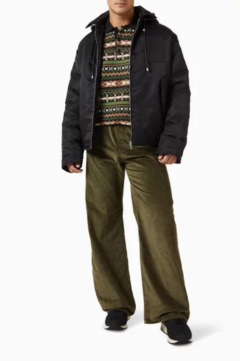 Hooded Jacket in Nylon