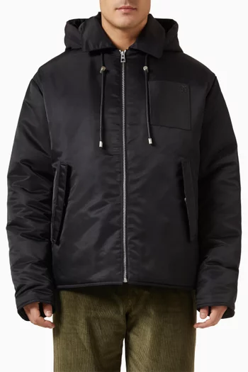 Hooded Jacket in Nylon