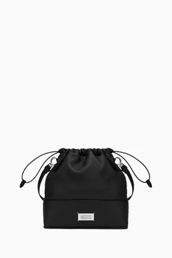 Small 5AC Daily Drawstring Backpack in Deer Leather