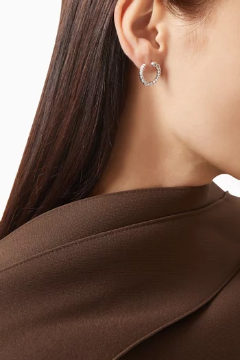 Odette Spiral Earrings in Sterling Silver