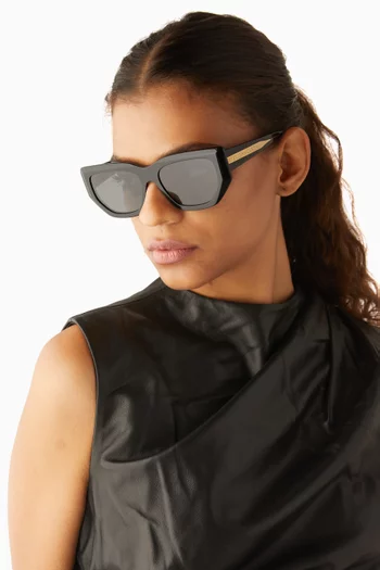 Square Sunglasses in Bio-acetate