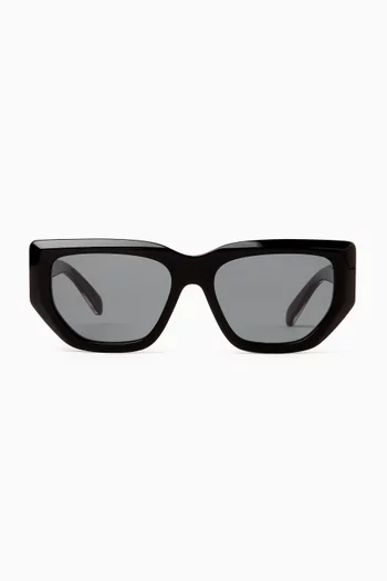 Square Sunglasses in Bio-acetate