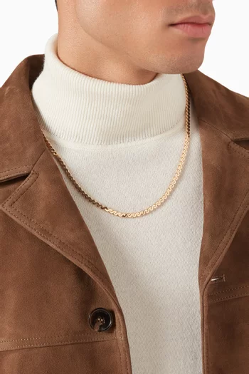Infinity S-loop Necklace in 24kt Gold-plated Silver
