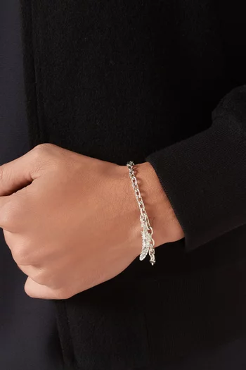 Piuma Feather Bracelet in Sterling Silver