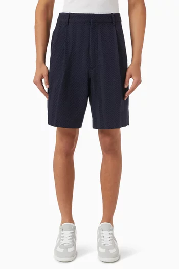 Raschel Tonal Chevron Shorts