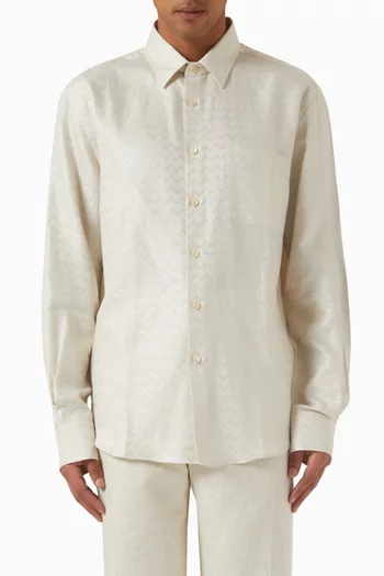 Zigzag Shirt in Cotton-blend