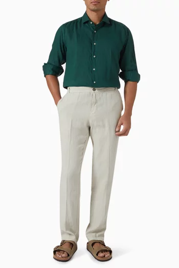 Regular-fit Shirt in Linen