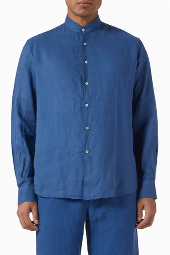Regular-fit Shirt in Linen