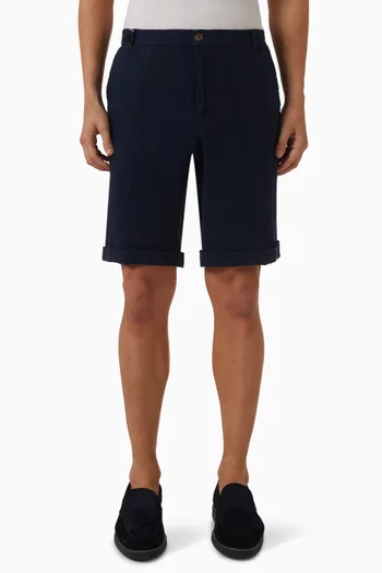 Italian Fit Shorts in Linen