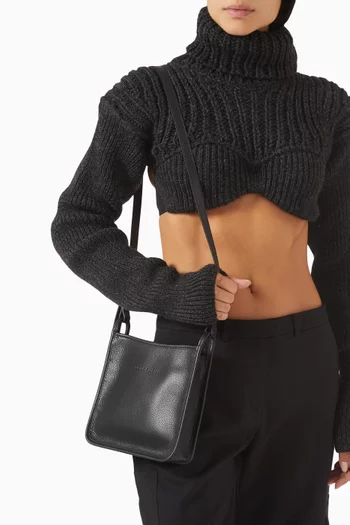 Small Le Foulonné Crossbody Bag in Leather