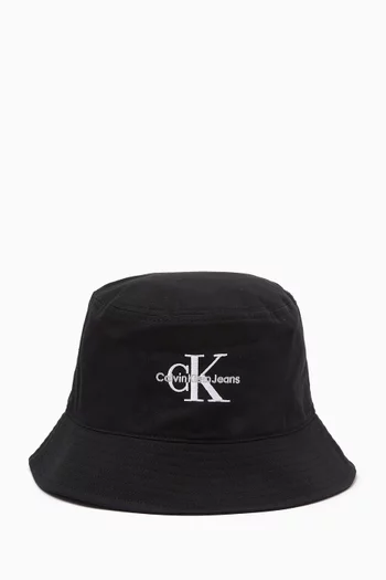 Logo-embroidered Bucket Hat