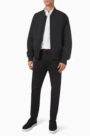 Button-down Shirt in Stretch Poplin