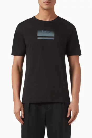 Gradient Logo T-shirt in Cotton