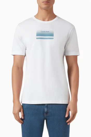 Gradient Logo T-shirt in Cotton