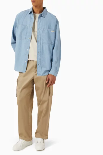 Relaxed Shirt in Cotton Chambray