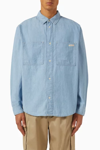 Relaxed Shirt in Cotton Chambray