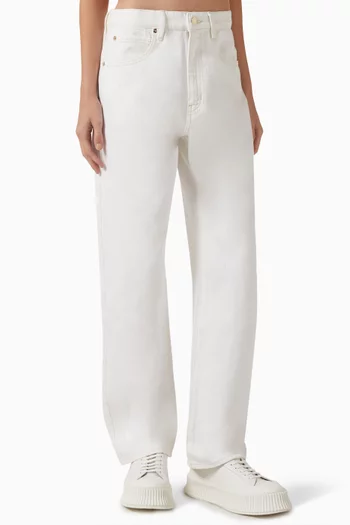 Low-slung Barrel Jeans in Denim