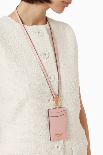 Morgan Lanyard in Saffiano Leather