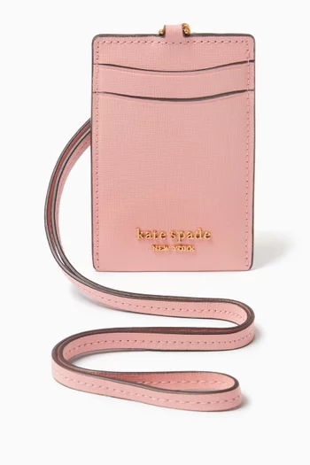 Morgan Lanyard in Saffiano Leather