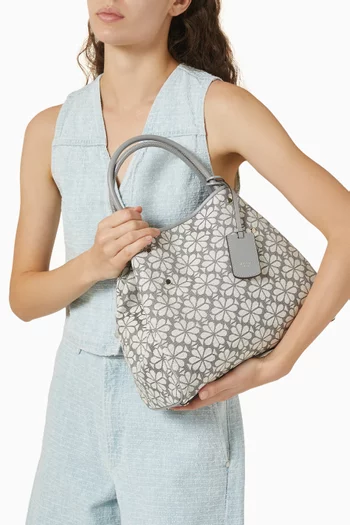 Medium Spade Everything Tote Bag in Jacquard